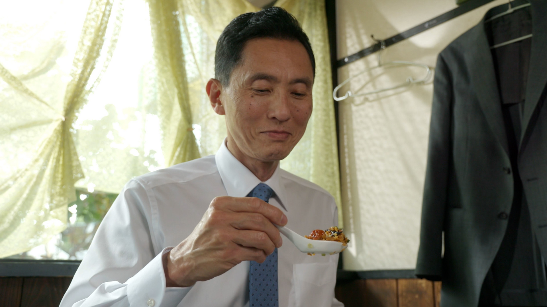 東京都府中市新町の鰻の蒲焼チャーハンとカキとニラの辛し炒め