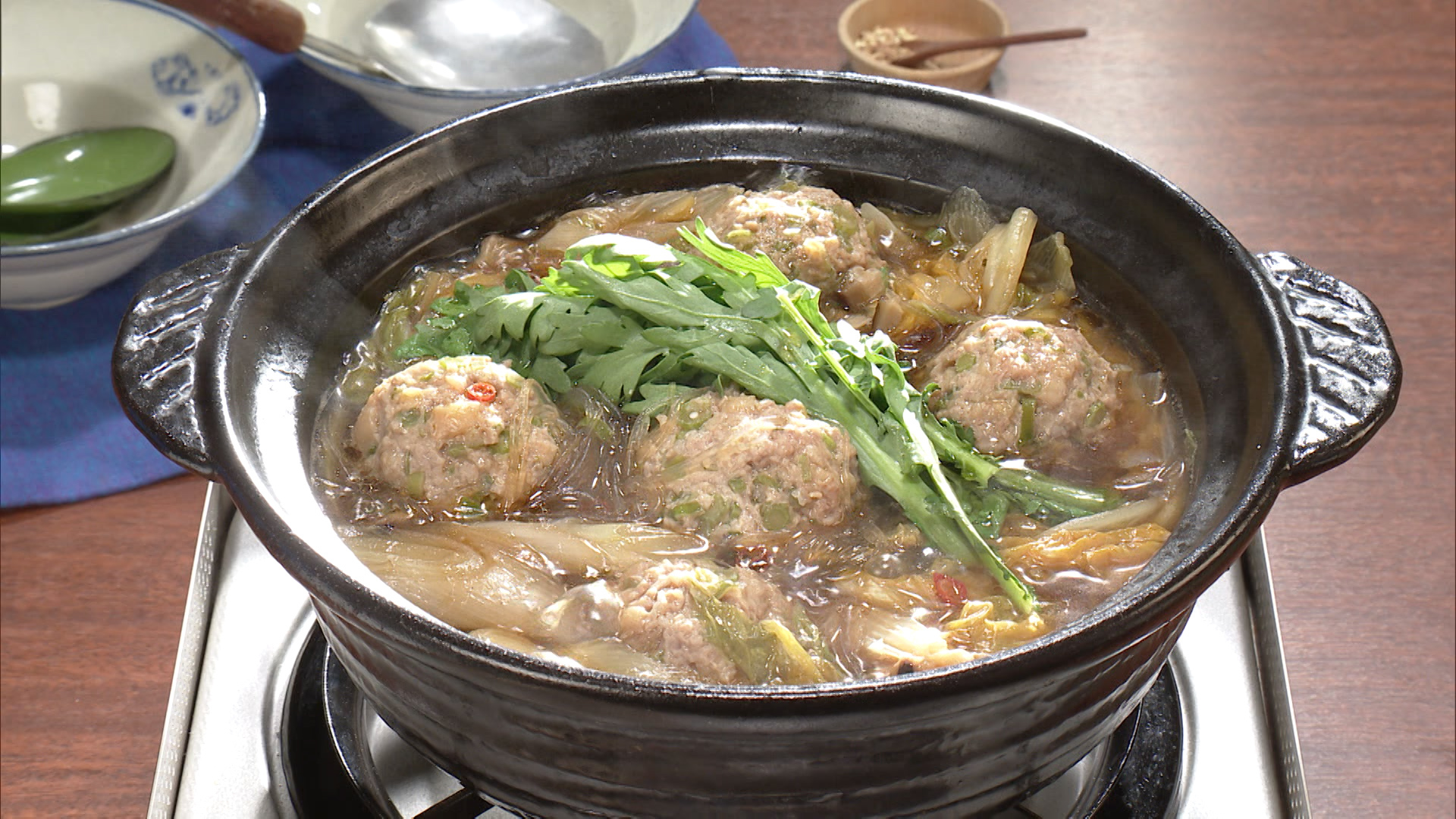 中華風肉だんご鍋