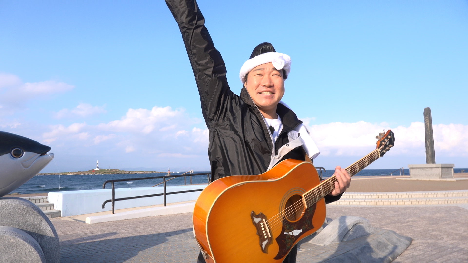 みやぞんVS巨大マグロ! 一本釣り激闘3時間で奇跡▼中岡Qtube