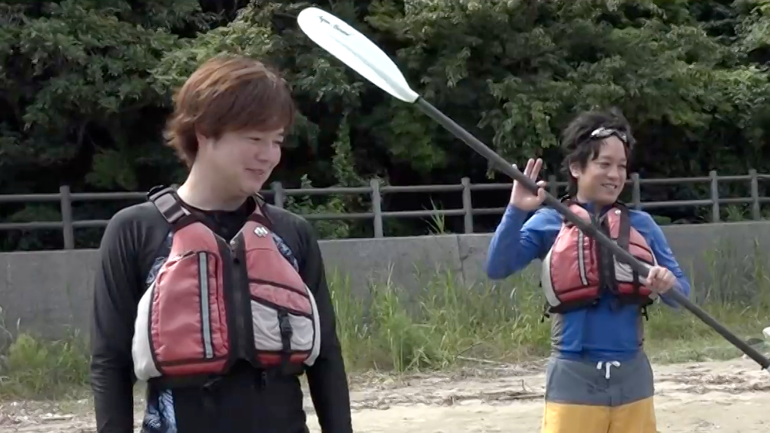 シーカヤックで無人島上陸だ!