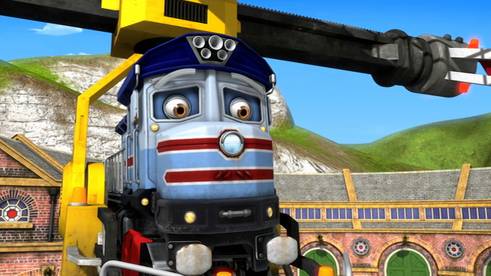 (吹) スキッパーと蒸気クレーン