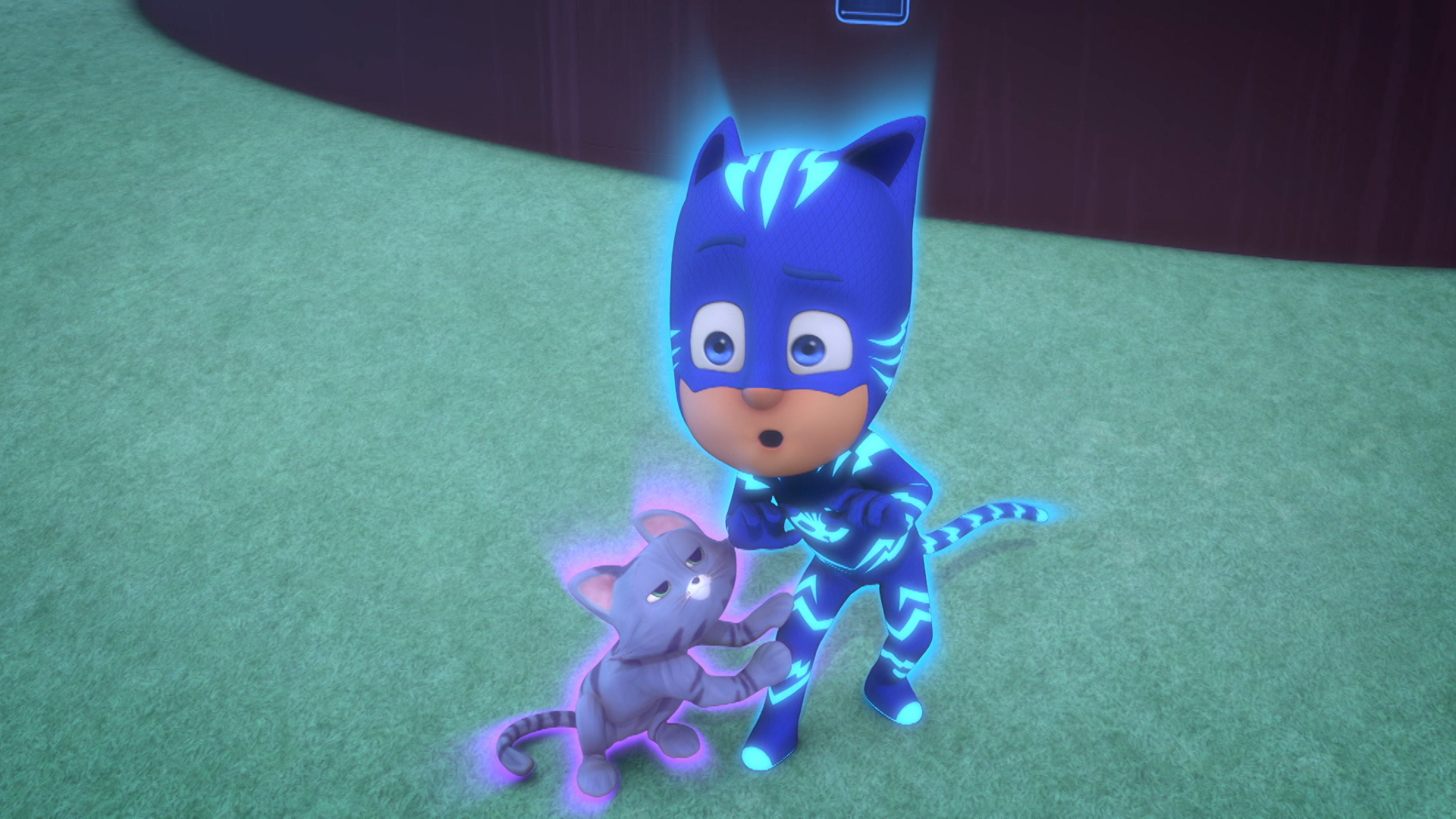 (吹) 【パジャマスク】「キャットボーイとネコ」