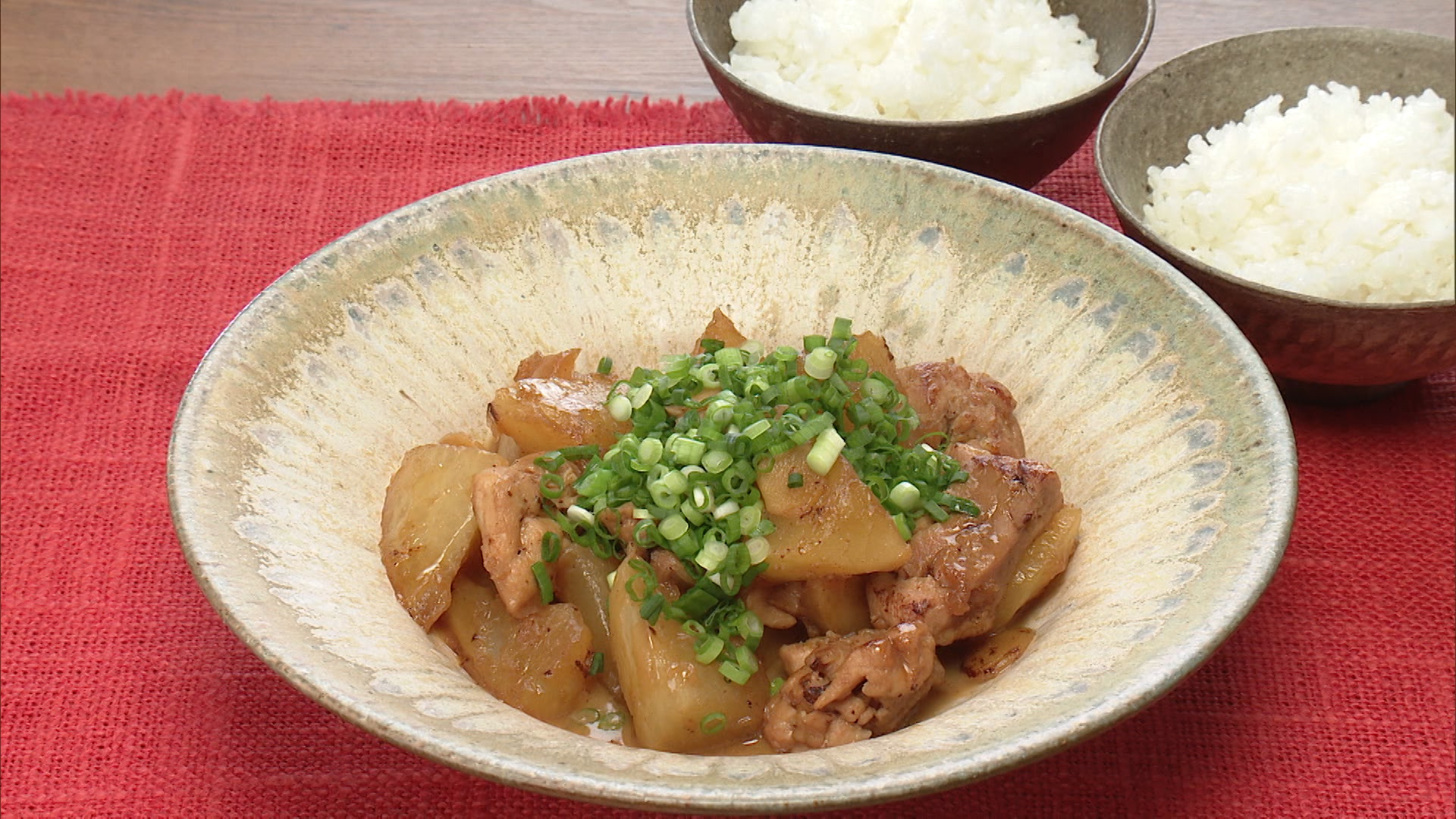大根と鶏肉のこっくり煮
