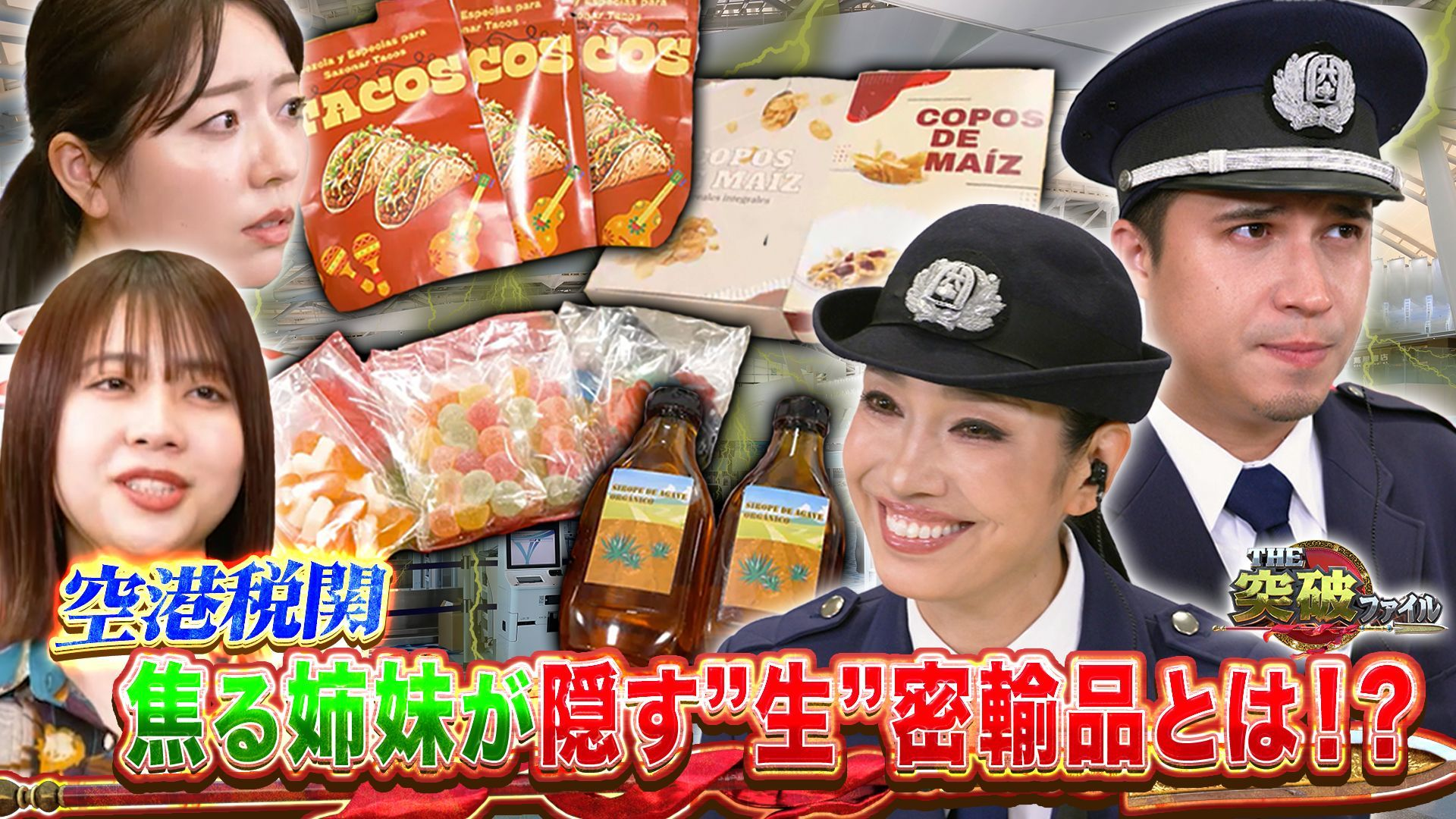 車を急停止させる青信号!? 交通事故鑑定人▼空港税関VS美人密輸姉妹