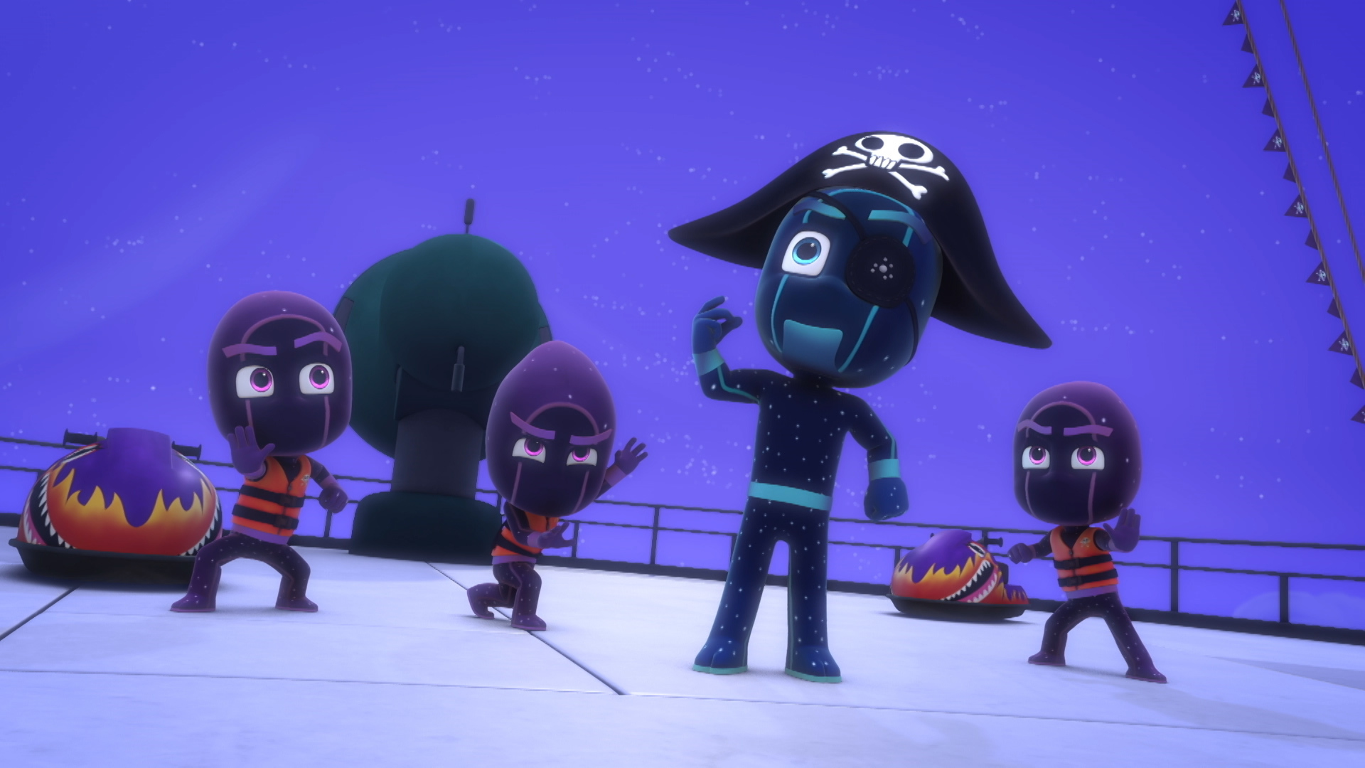 (吹) 【パジャマスク】「おおぞらの かいぞく」