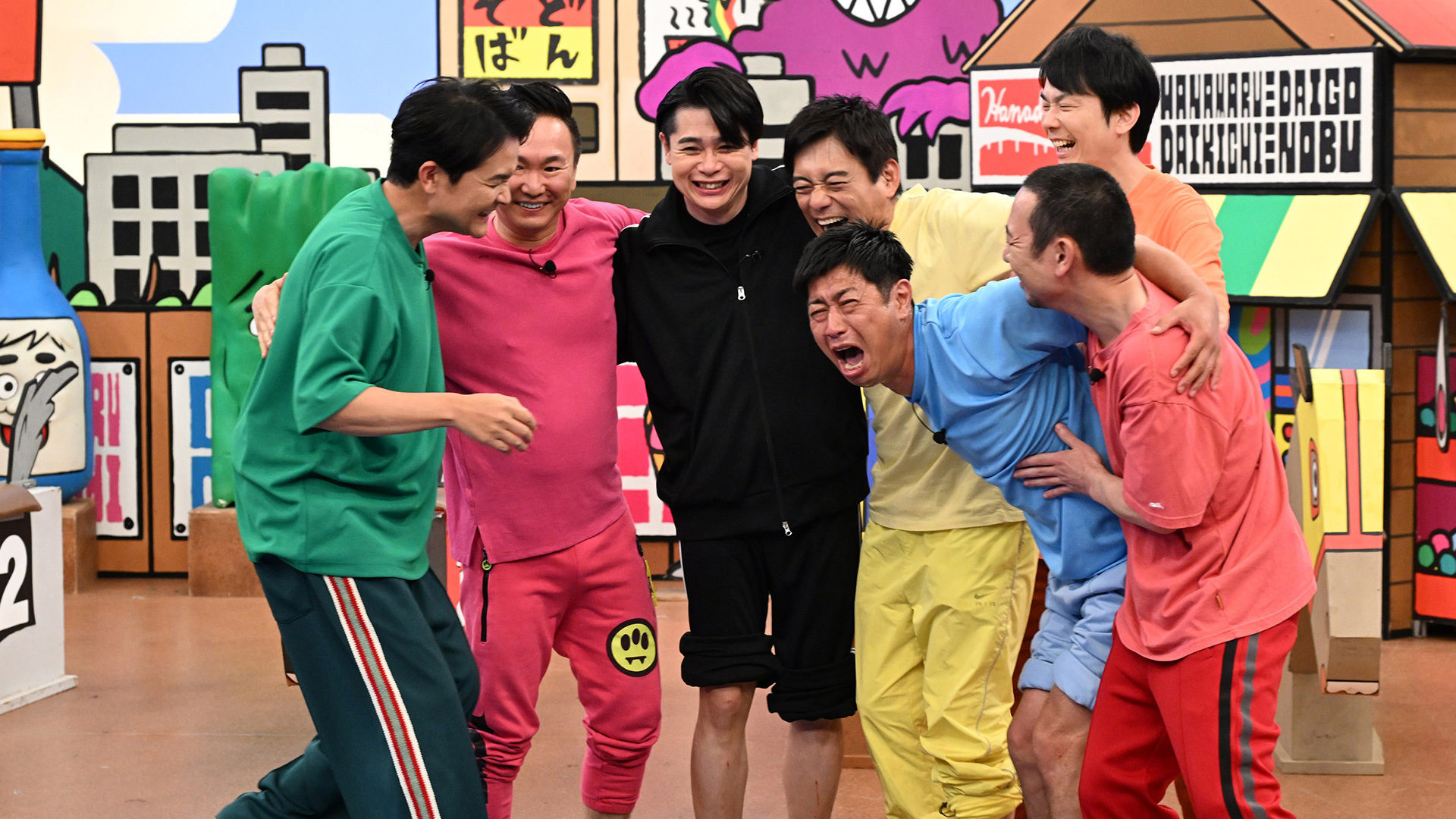 ノブコブ吉村とパンサー尾形が体を張って大暴れ!