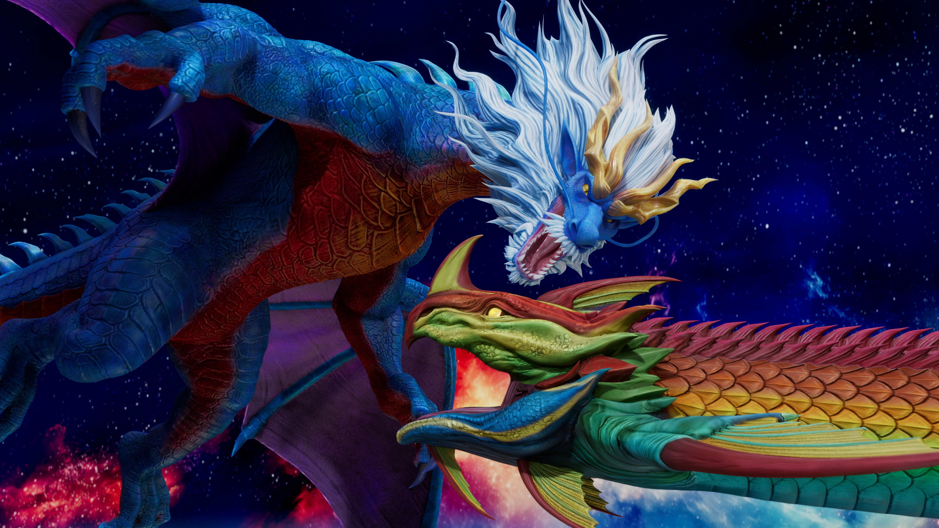 【エキシビションステージ】レインボー･サーペント VS 応龍