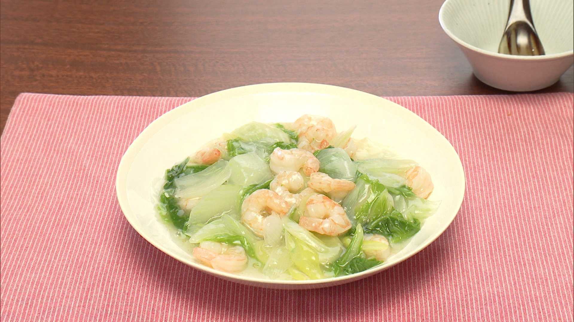 白菜とえびのとろみ煮