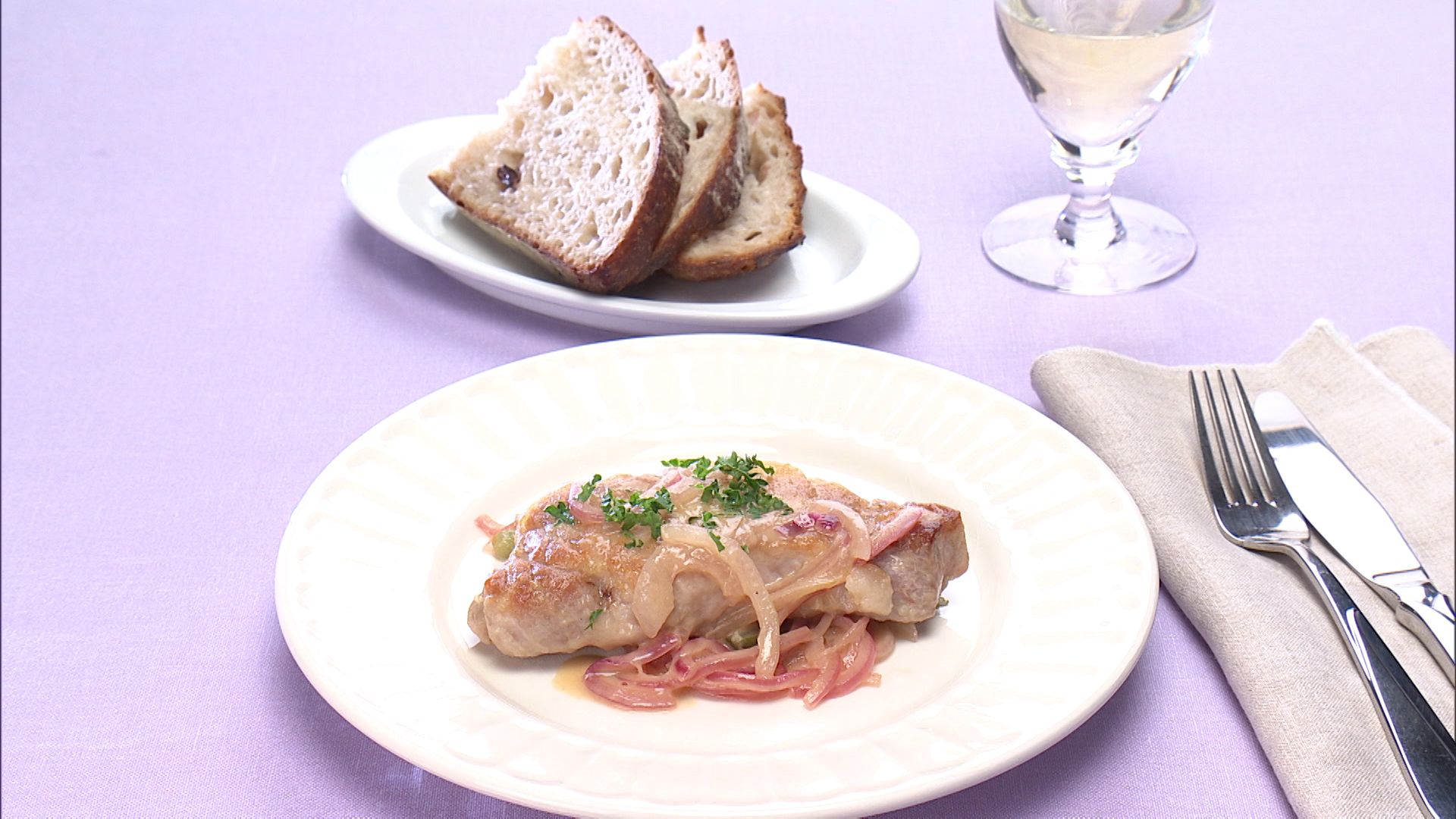 豚ロースのシャルキュティエ―ル風