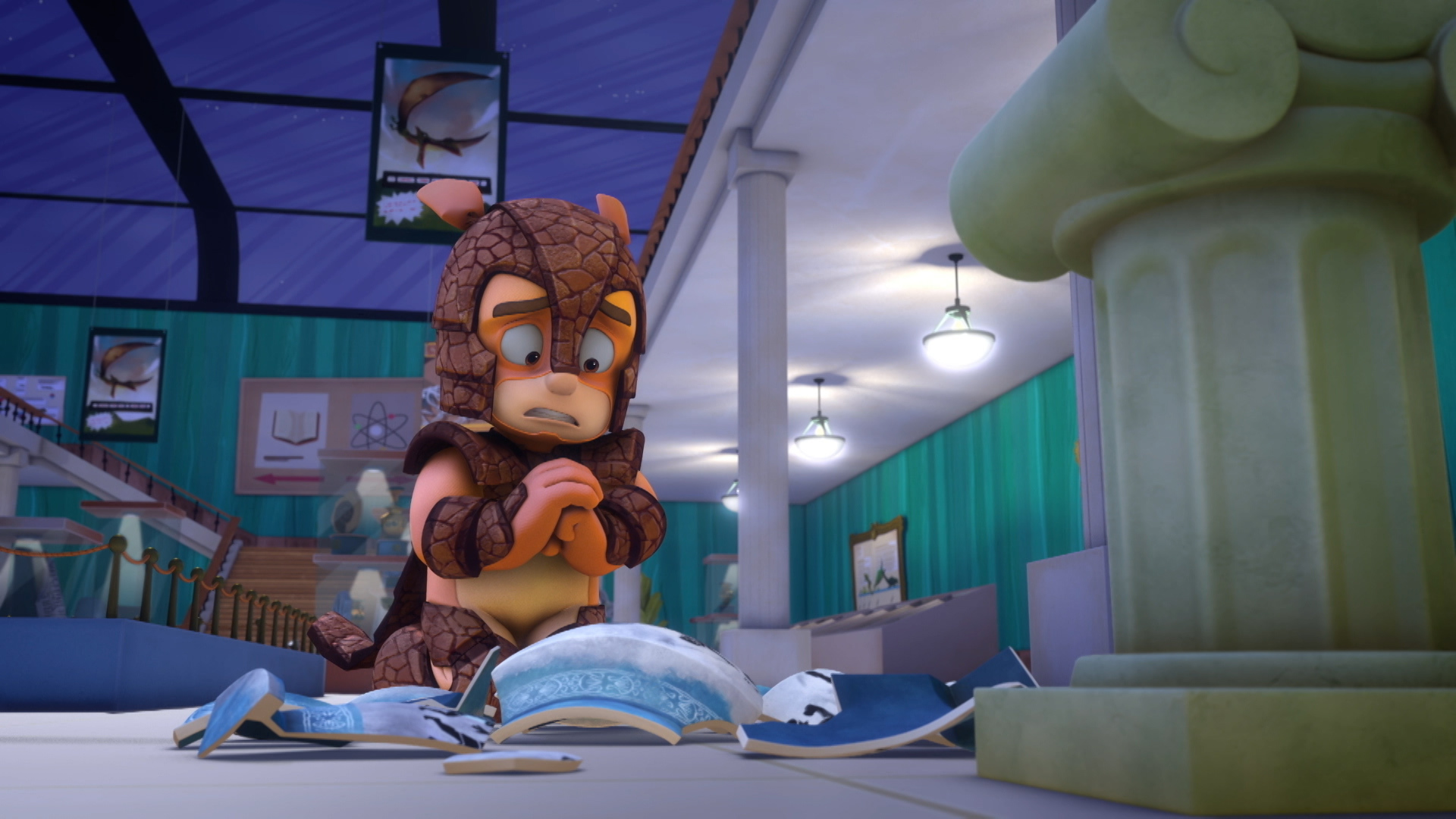 (吹) 【パジャマスク】「アルマジランと しゅうりのいわ」