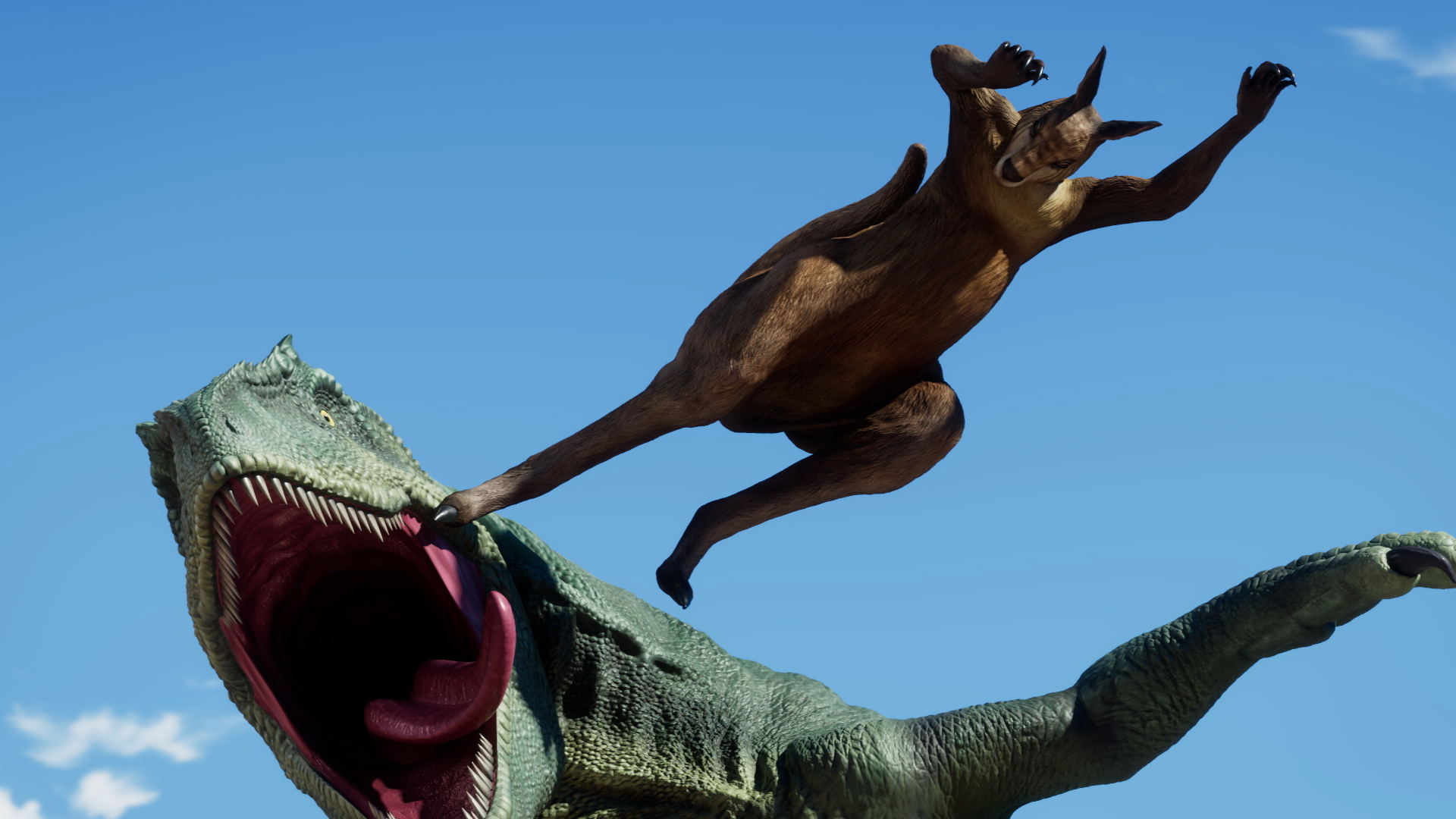 【バトルロワイヤル第4試合】プロコプトドン VS スピノサウルス VS ギガノトサウルス