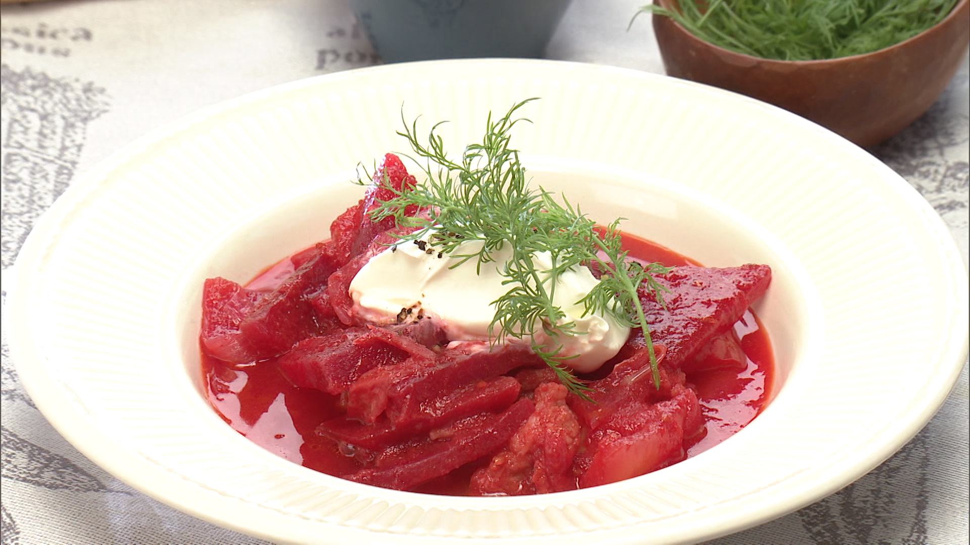 ビーツと豚肉の無水煮込み