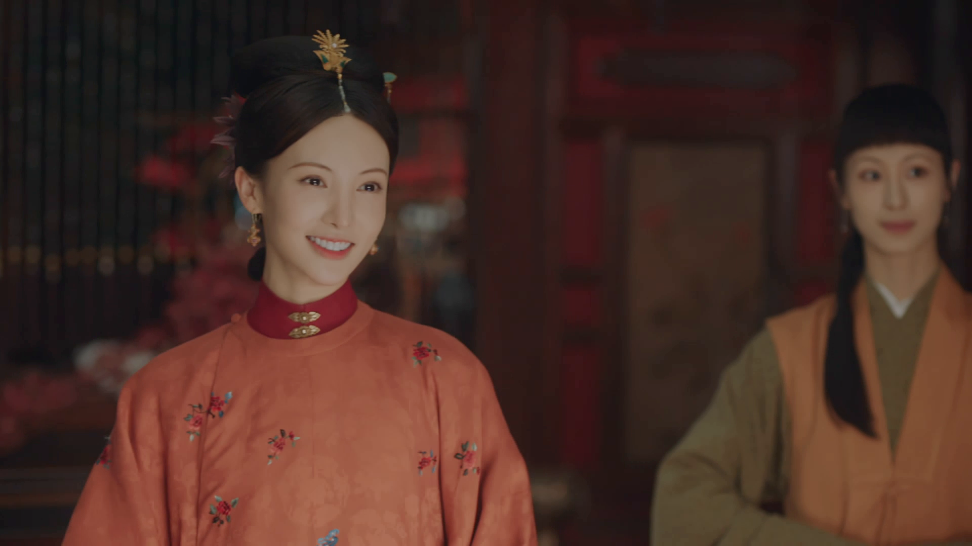 (字) 真珠の髪飾り