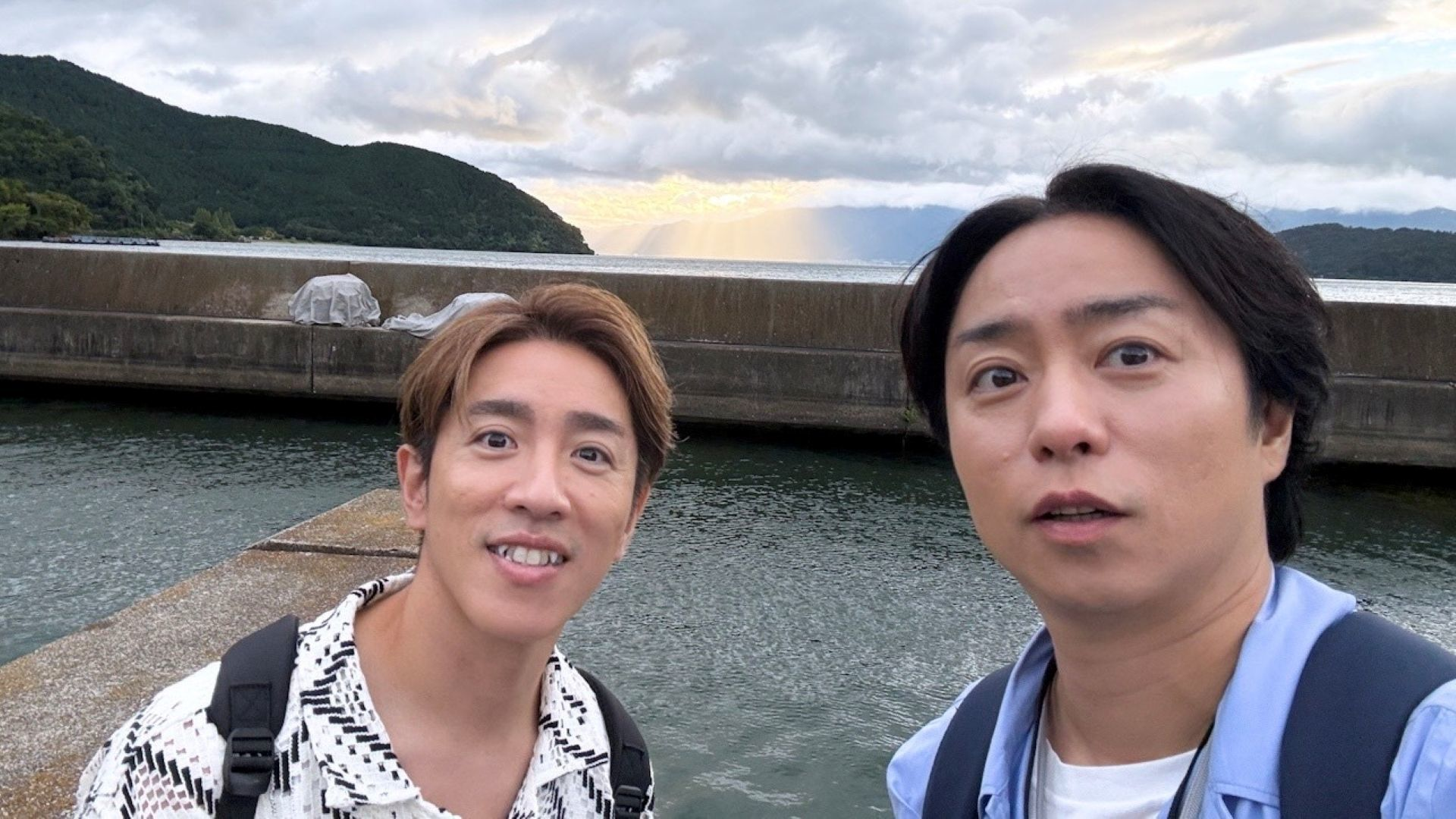 信五の手料理を肴に櫻井が酒を飲む…琵琶湖の島で1泊!