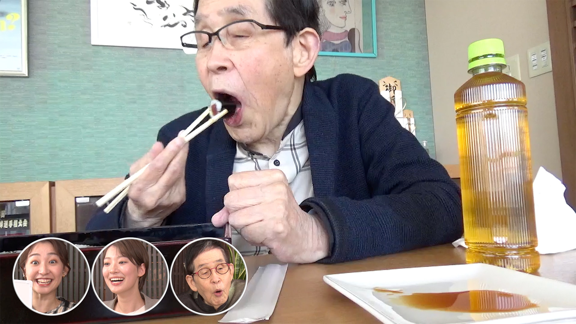 推理クイズ! 欽ちゃんが食べた「にぎり寿司」の順番は? ③