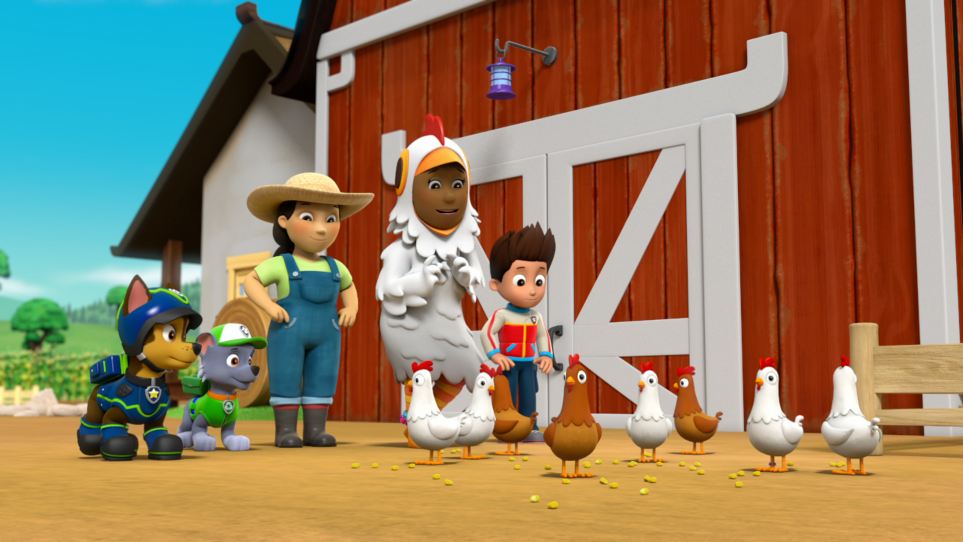 (吹) コケーッ! とニワトリきねんび