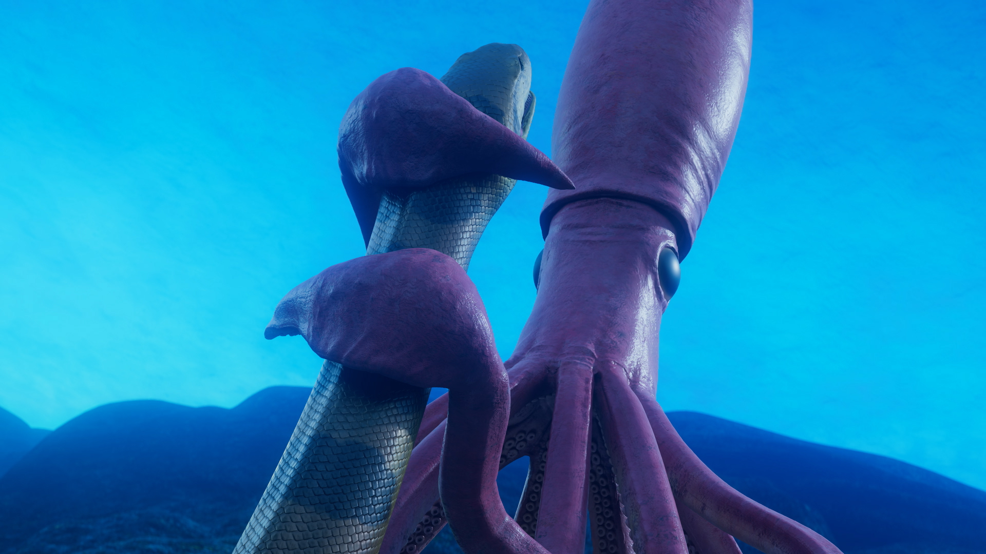 【スペシャルエキシビション】ダイオウイカ VS ティタノボア