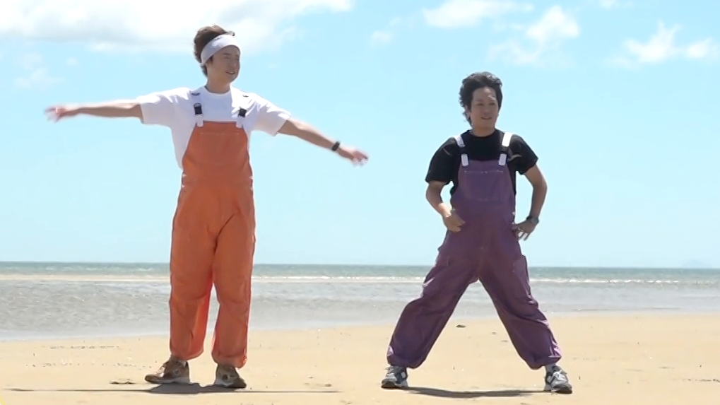 逆さぺこぱ&そうめん流しで夏遊び!