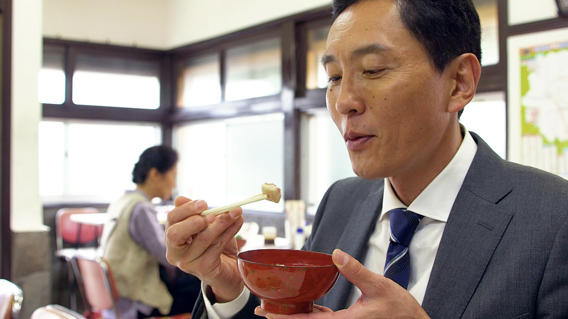 千葉県いすみ市大原のブタ肉塩焼ライスとミックスフライ